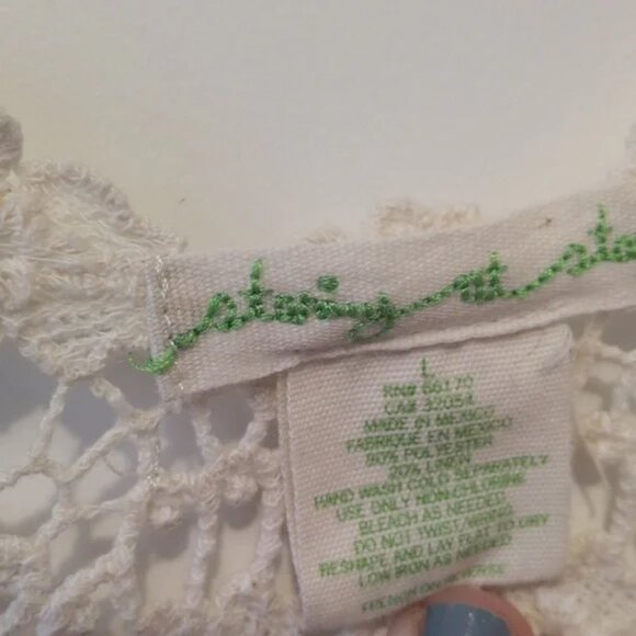 Staring at Stars Asymmetrical Crotchet Tank L - Picture 4 of 12